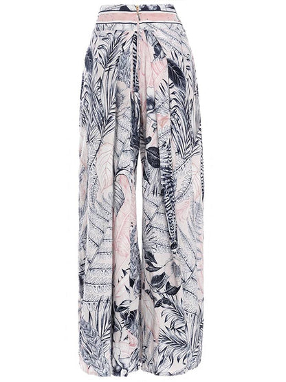 Printed Tank Top Beach Pants