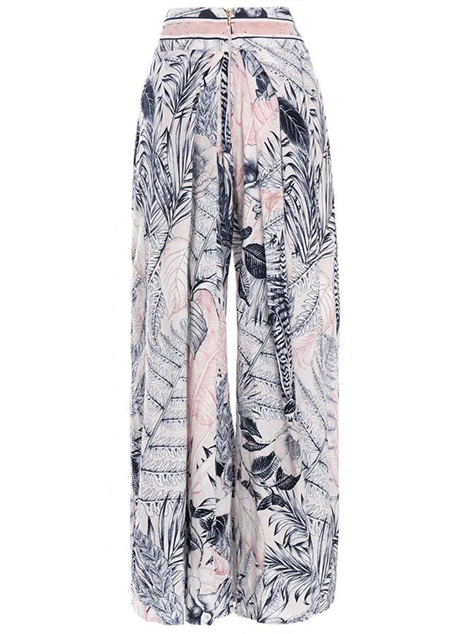 Printed Tank Top Beach Pants