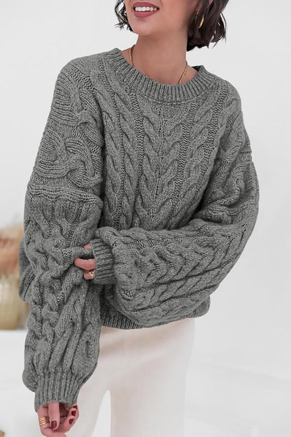 Chunky Knit Cable Sweater
