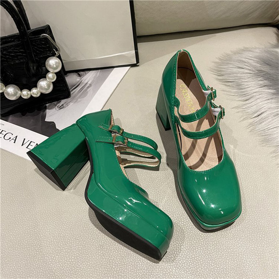 Mary Jane French High-heeled Shoes
