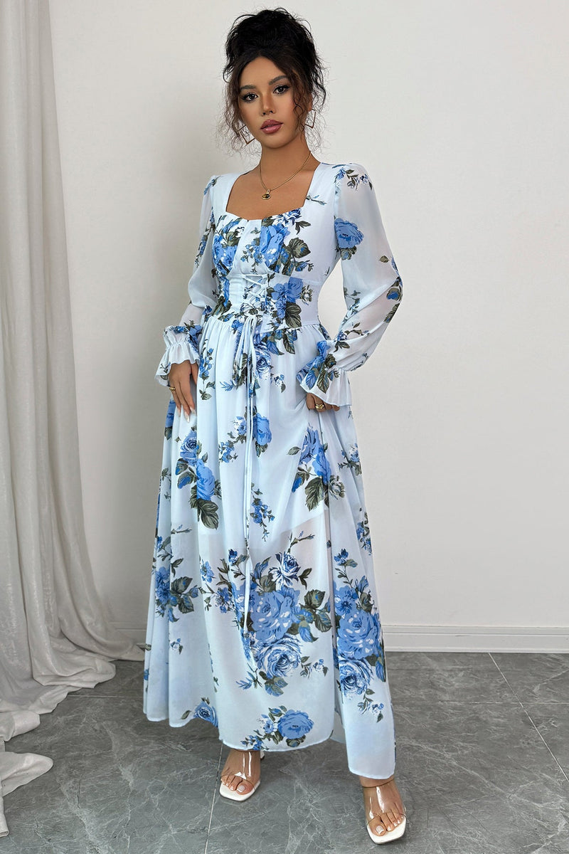 Simple Long Sleeve Maxi Dress