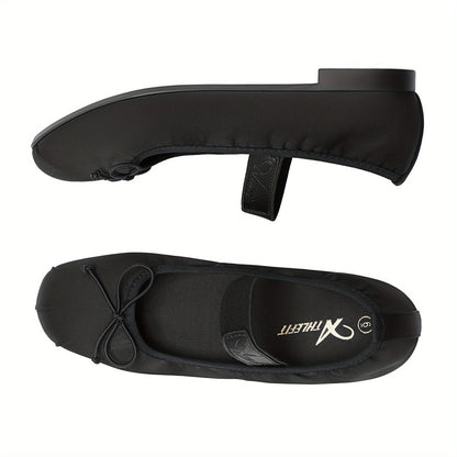 Flats, Foldable Ballet Flats for , Bowknot Round Toe Comfort Light Weight Slipon Dress Shoes