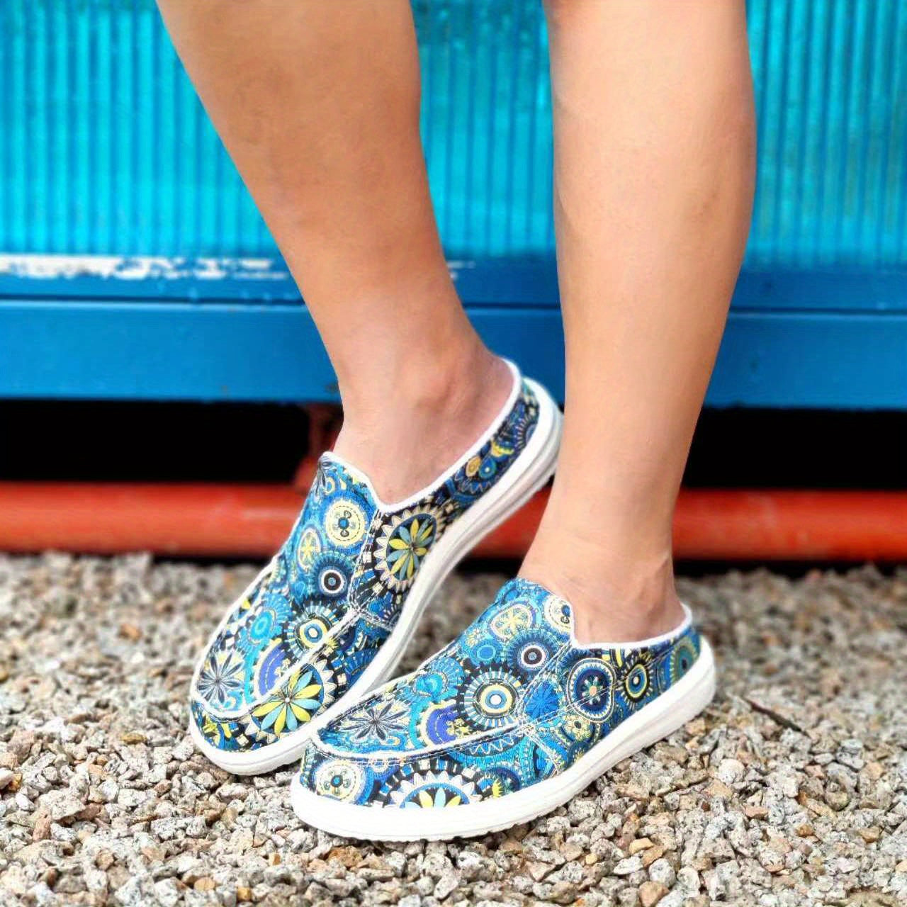 Print Canvas Shoes At9852
