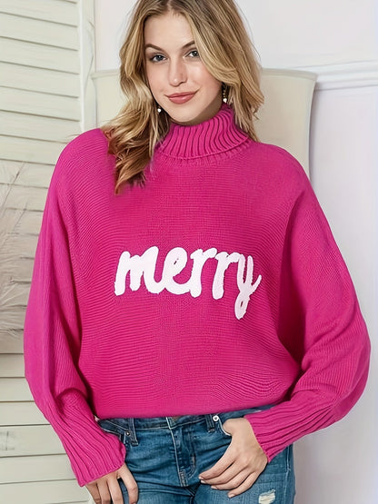 Batwing Sleeve Pullover Sweater Yo2874