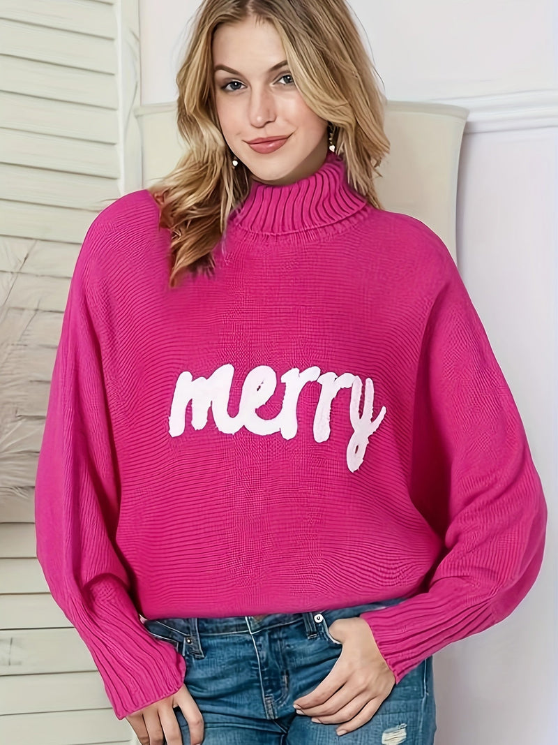 Batwing Sleeve Pullover Sweater Yo2874