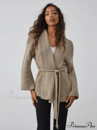 All I Graceful Wanted Tie Cardigan