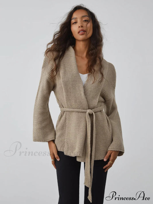 All I Graceful Wanted Tie Cardigan