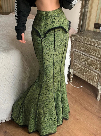 Antique Lace Mermaid Skirt