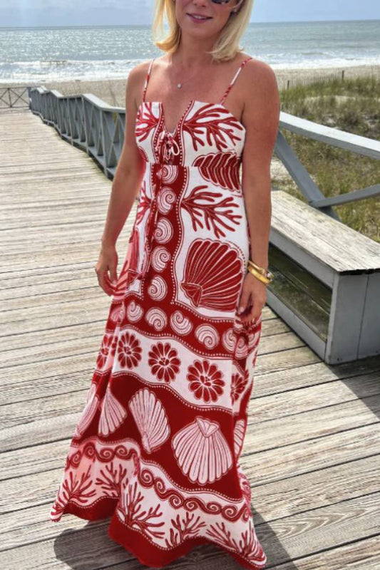 Shell White Long Dress
