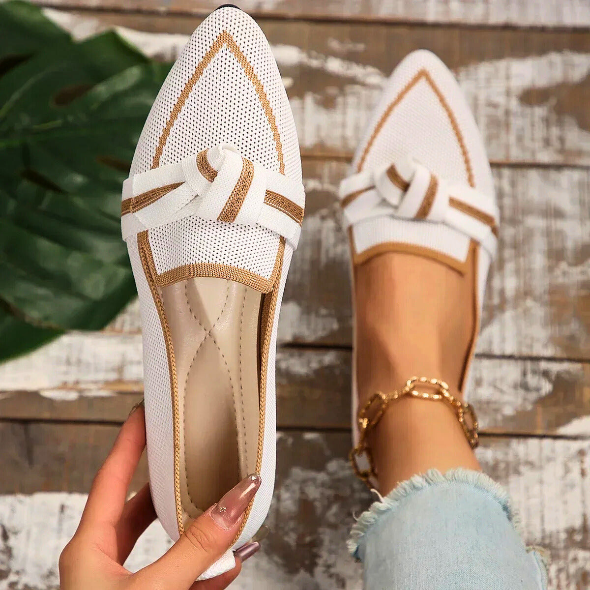Valentina Knit Flats