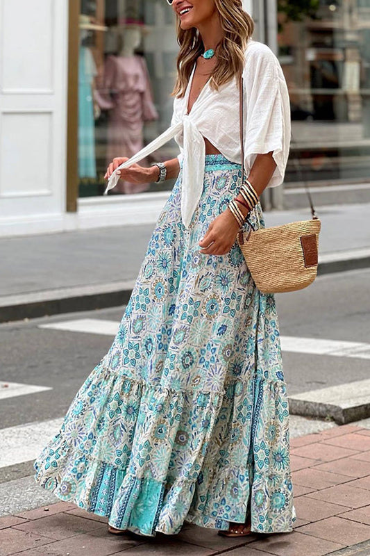 Holiday Swing Long Skirt