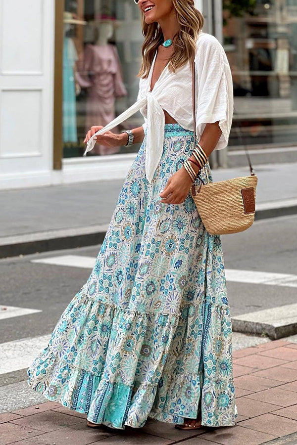 Holiday Swing Long Skirt