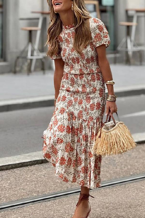 Beach Holiday Waist Tight Long Skirt