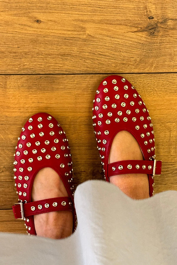 Full Diamond Round Toe Mary Jane Dance Shoes