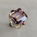 Violet Gold Ring