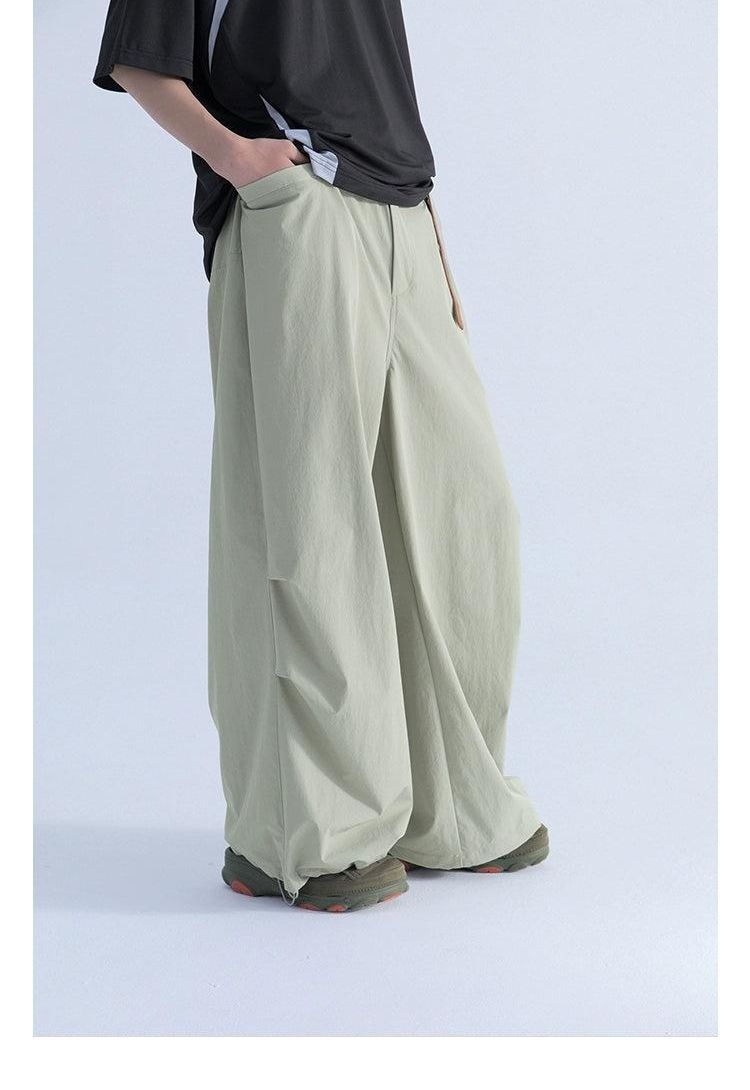 Drapey Track Pants With Drawstring