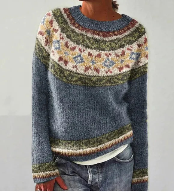 Ismena – Retro Knitted Sweater