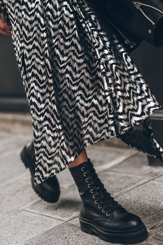 The Metallic Chill Skirt