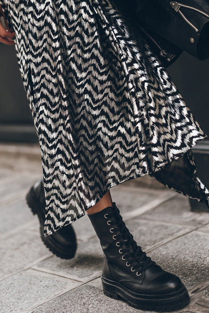 The Metallic Chill Skirt