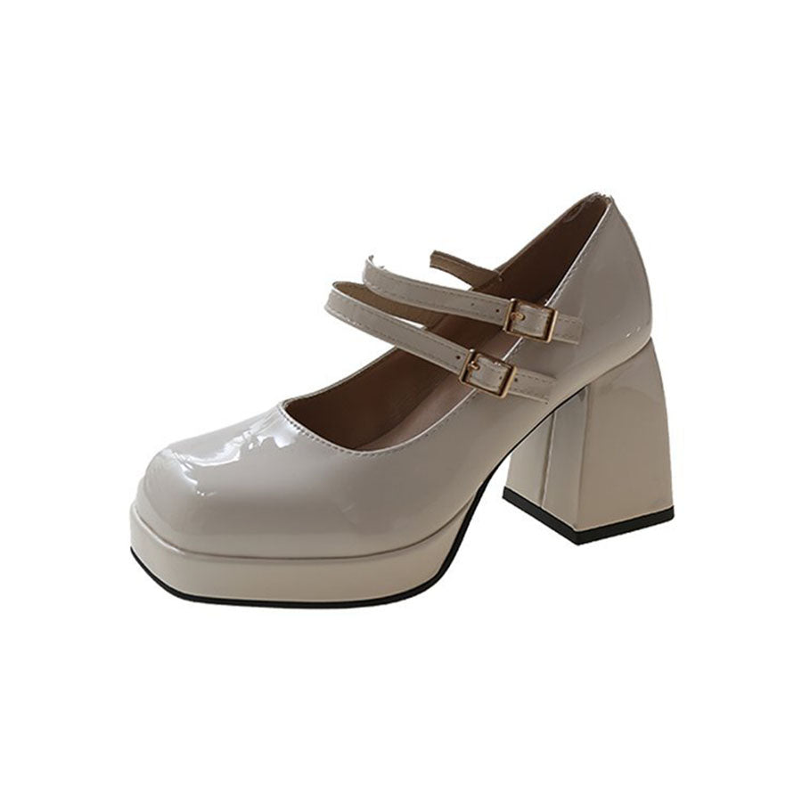 Mary Jane French High-heeled Shoes