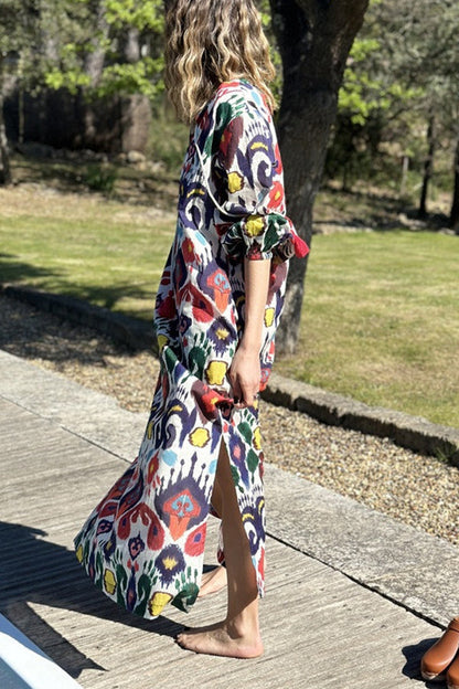 Jaya Loose Hem Slit Maxi Dress