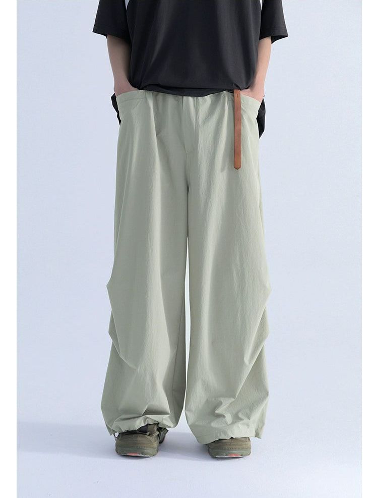 Drapey Track Pants With Drawstring