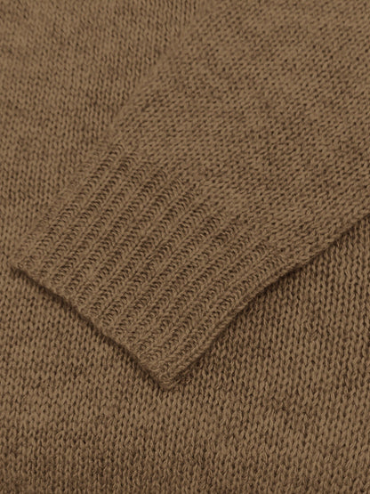 Contrast Color V Neck Pullover Sweater Er0257