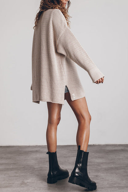 The Green Long Knitted Sweater