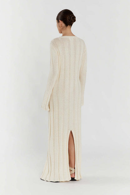 A Line Maxi Sweater Dress