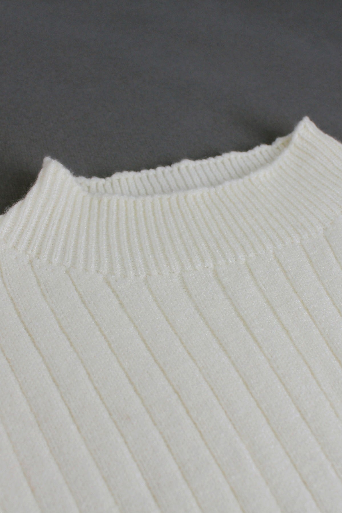Sleeveless Round Neck Knit Sweater Dress