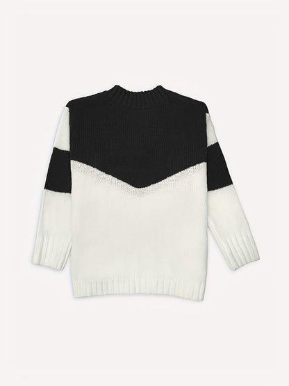 V Neck Long Sleeve Sweater Dt4974