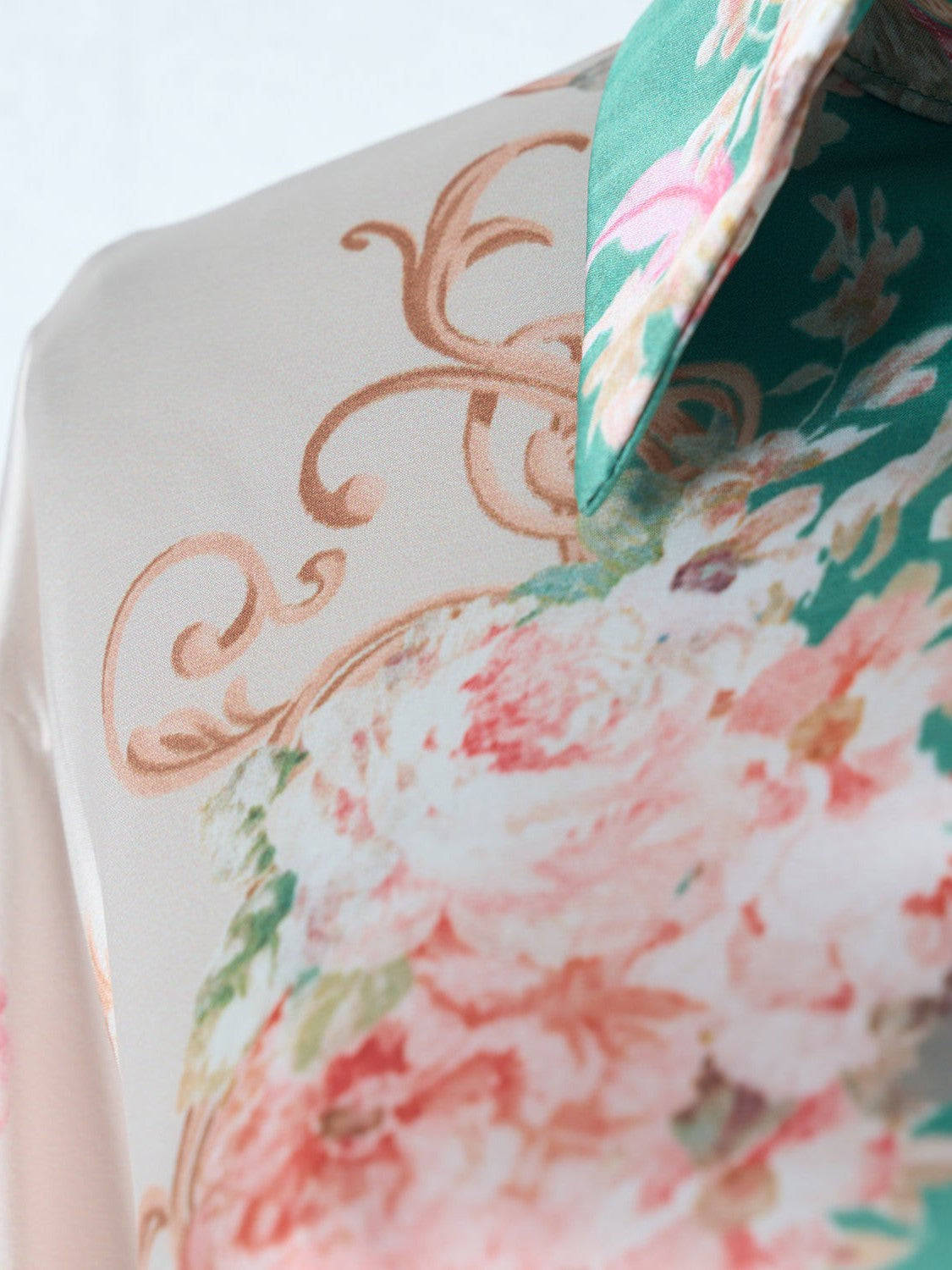 Print Shirt and Pant Coord Set