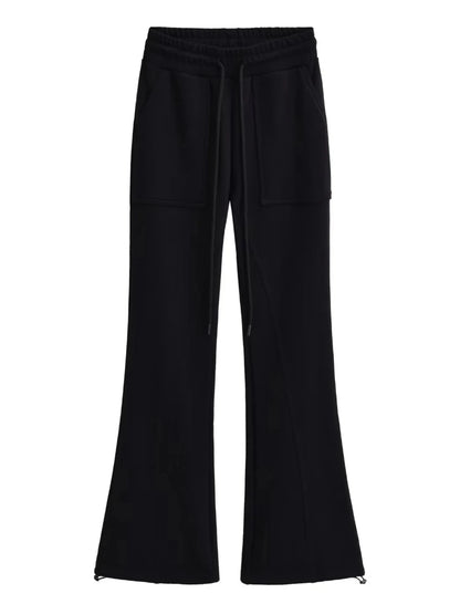 Lace Up Loose Cargo Pants High Waist Pocket Baggy Sweatpants ’s Streetweat Woman Autumn New