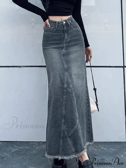 Back Slit Graceful Bodycon Skirt