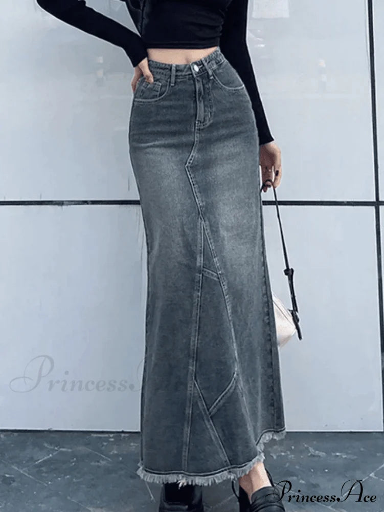 Back Slit Graceful Bodycon Skirt