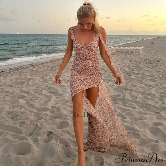 Backless Birthday Maxi Dress