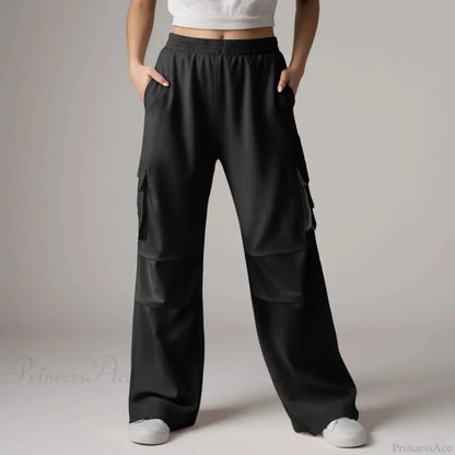 Baggy Cargo Sweatpants With Pockets Pants