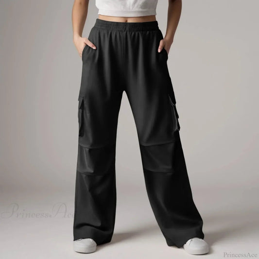 Baggy Cargo Sweatpants With Pockets Pants
