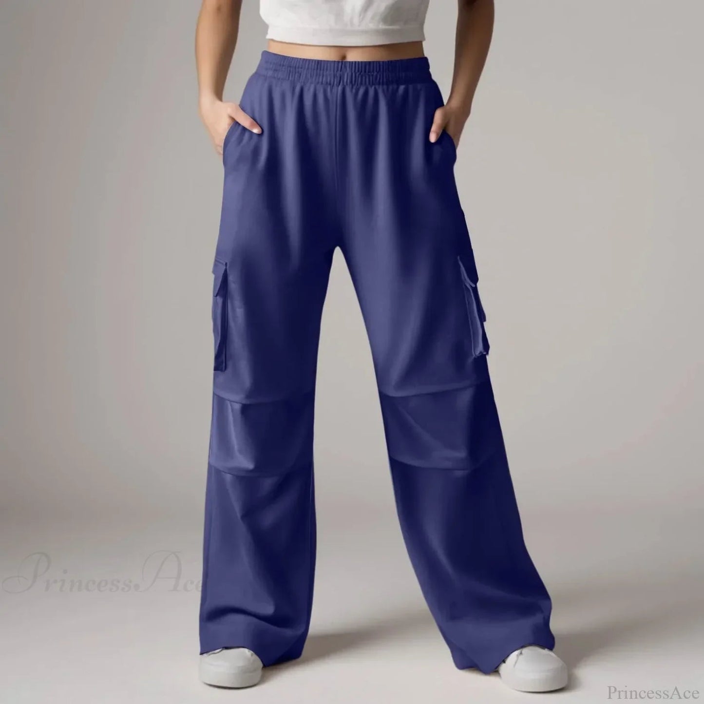 Baggy Cargo Sweatpants With Pockets Pants
