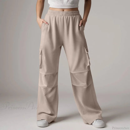 Baggy Cargo Sweatpants With Pockets Pants