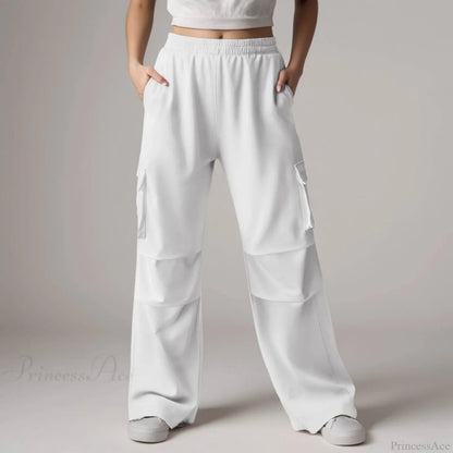 Baggy Cargo Sweatpants With Pockets Pants