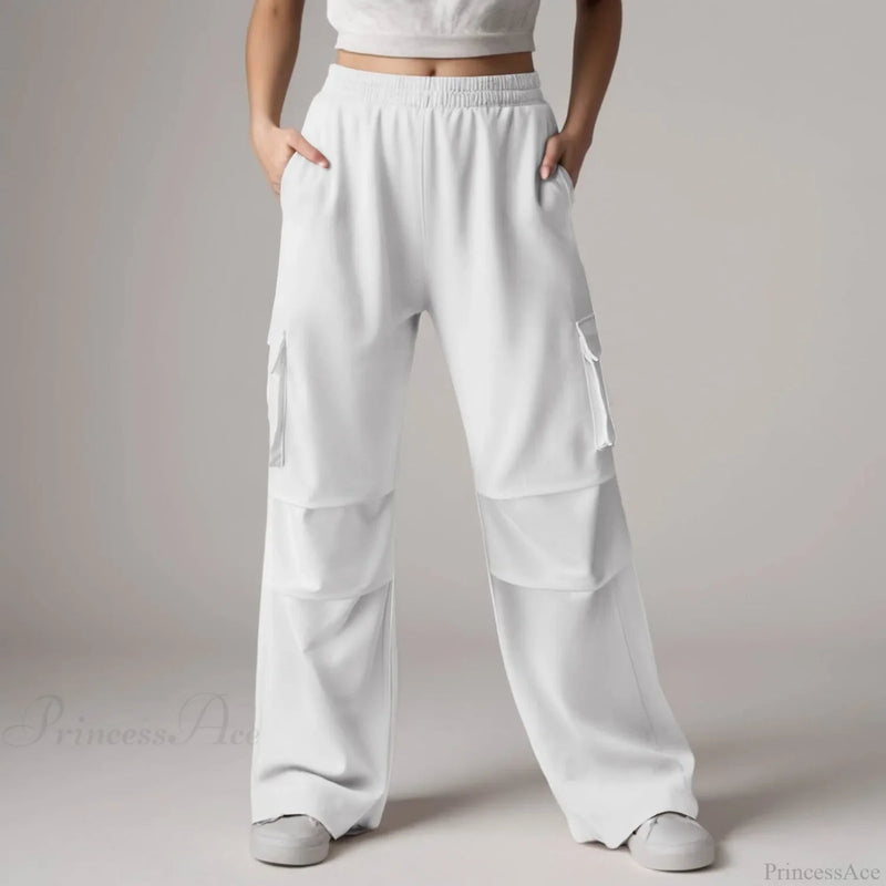 Baggy Cargo Sweatpants With Pockets Pants
