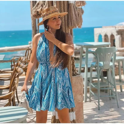 Bandage Off-shoulder Mini Dress