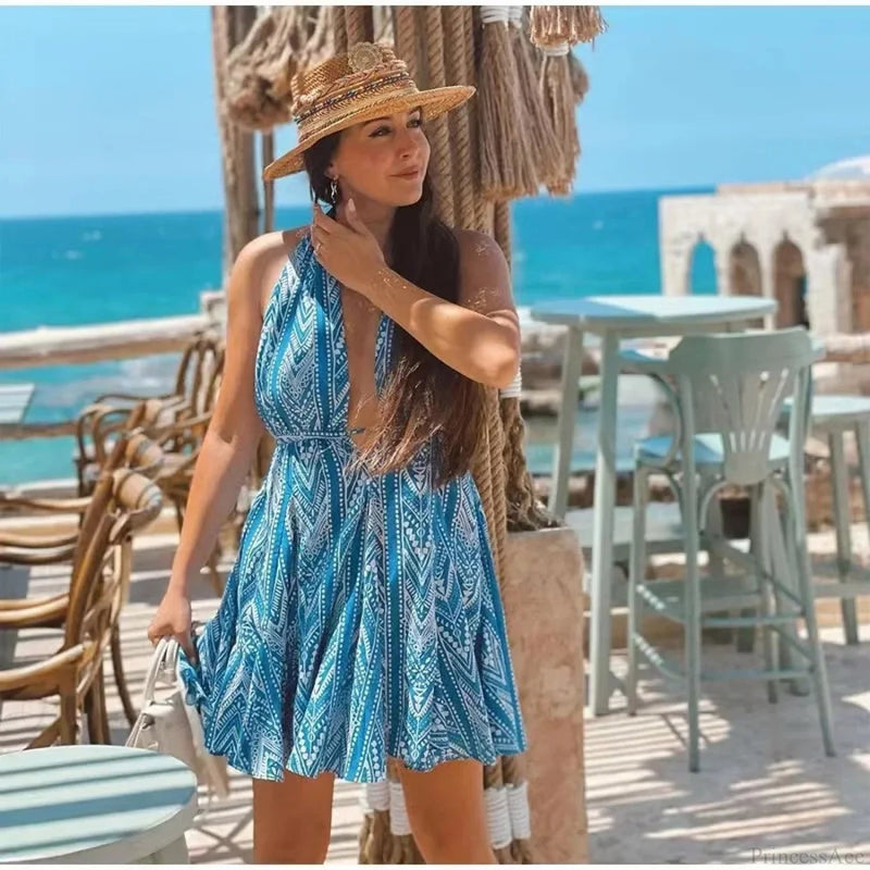 Bandage Off-shoulder Mini Dress