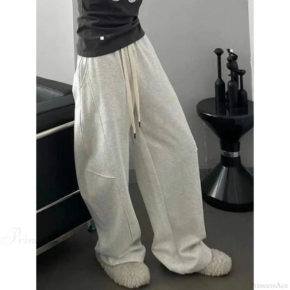 Basic Oversized Y2k Sweatpants Pants