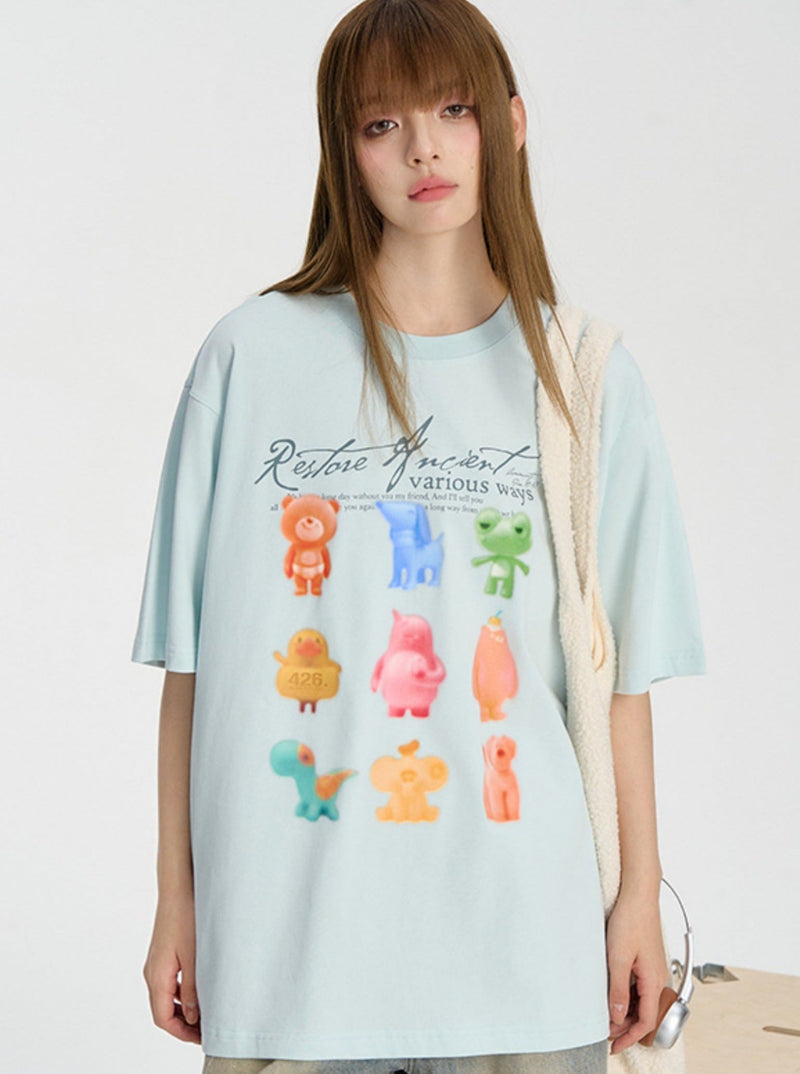 Gummies Print Summer T-shirt
