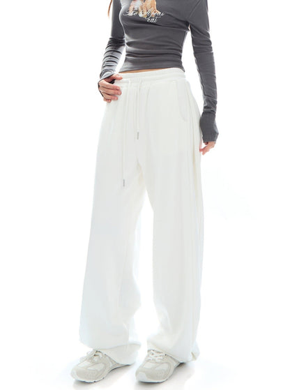 Relaxed Wide-leg Sweatpants