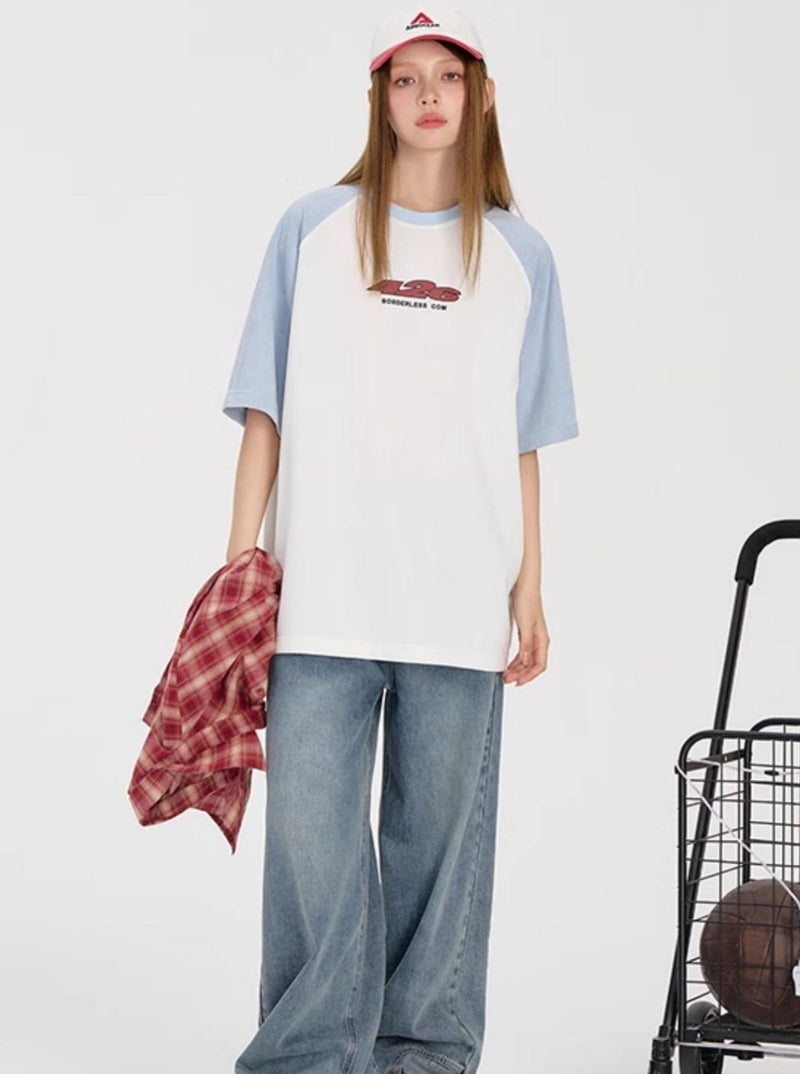 Summer T-shirt in Faux Suede Fabric