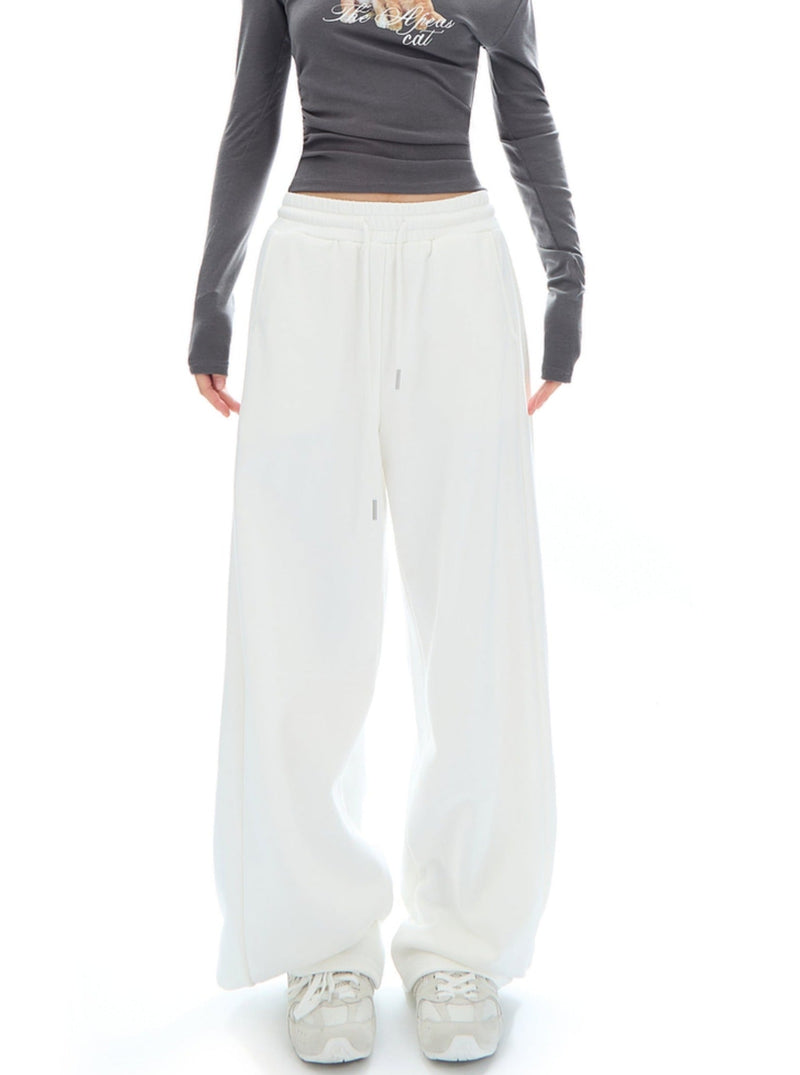 Relaxed Wide-leg Sweatpants