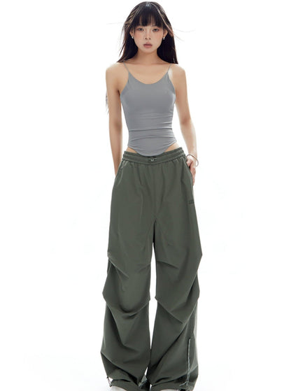 Mountaineering Loose Wide-leg Cargo Pants